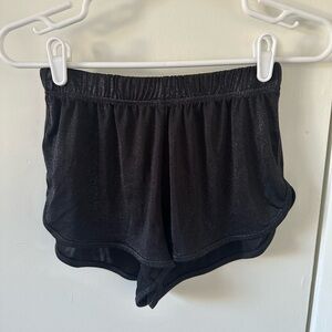 Forever 21 Sparkly Black Lounge Short - S